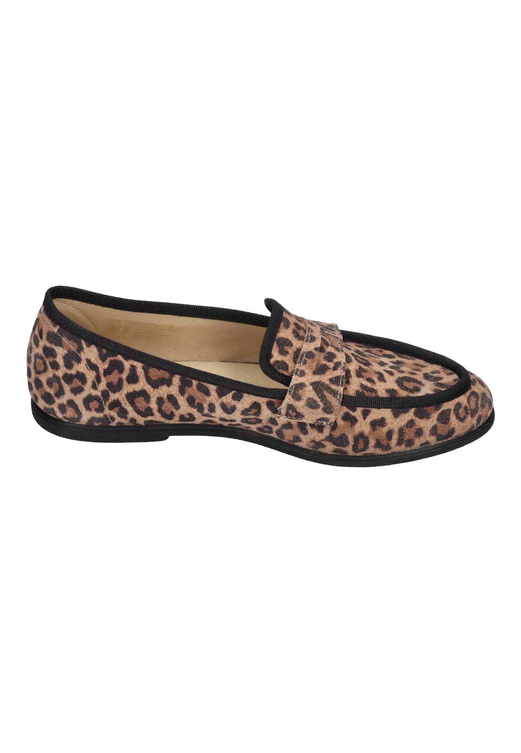 ESPADRIJ L'ORIGINALE Damen Slipper LOAFER CLASSIC VELOUR LEO leopard – Espadrilles – Bild 4