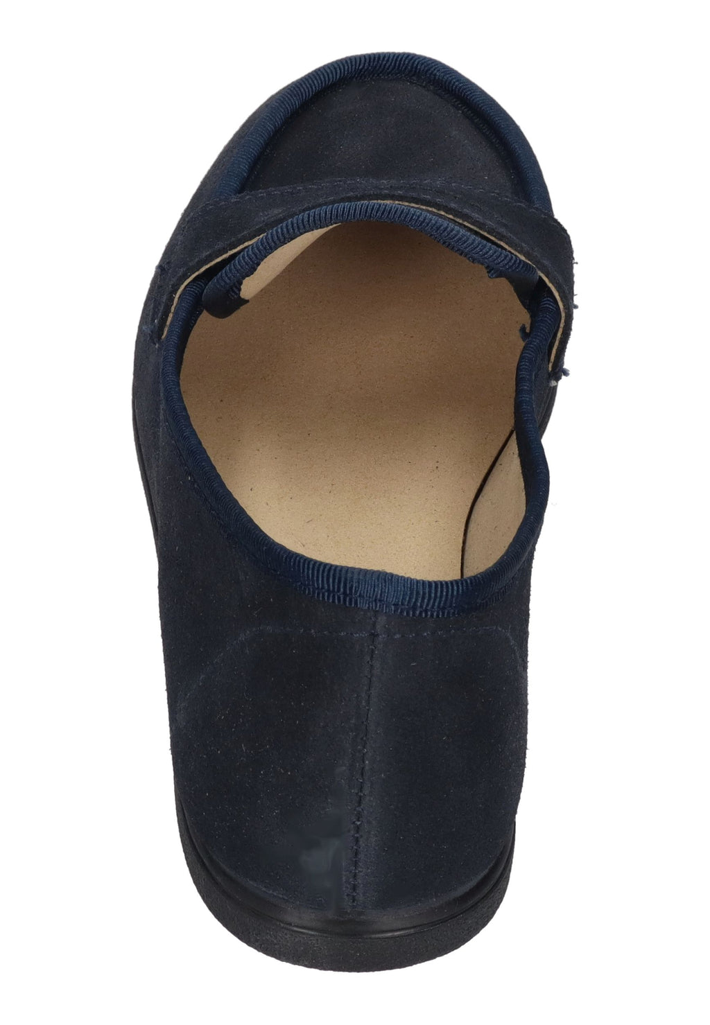 ESPADRIJ L'ORIGINALE Damen Slipper LOAFER CLASSIC VELOUR bleu fonce