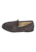 ESPADRIJ L'ORIGINALE Damen Slipper LOAFER CLASSIC VELOUR carbone
