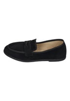 ESPADRIJ L'ORIGINALE Damen Slipper LOAFER CLASSIC VELOUR noir – Espadrilles – Bild 2