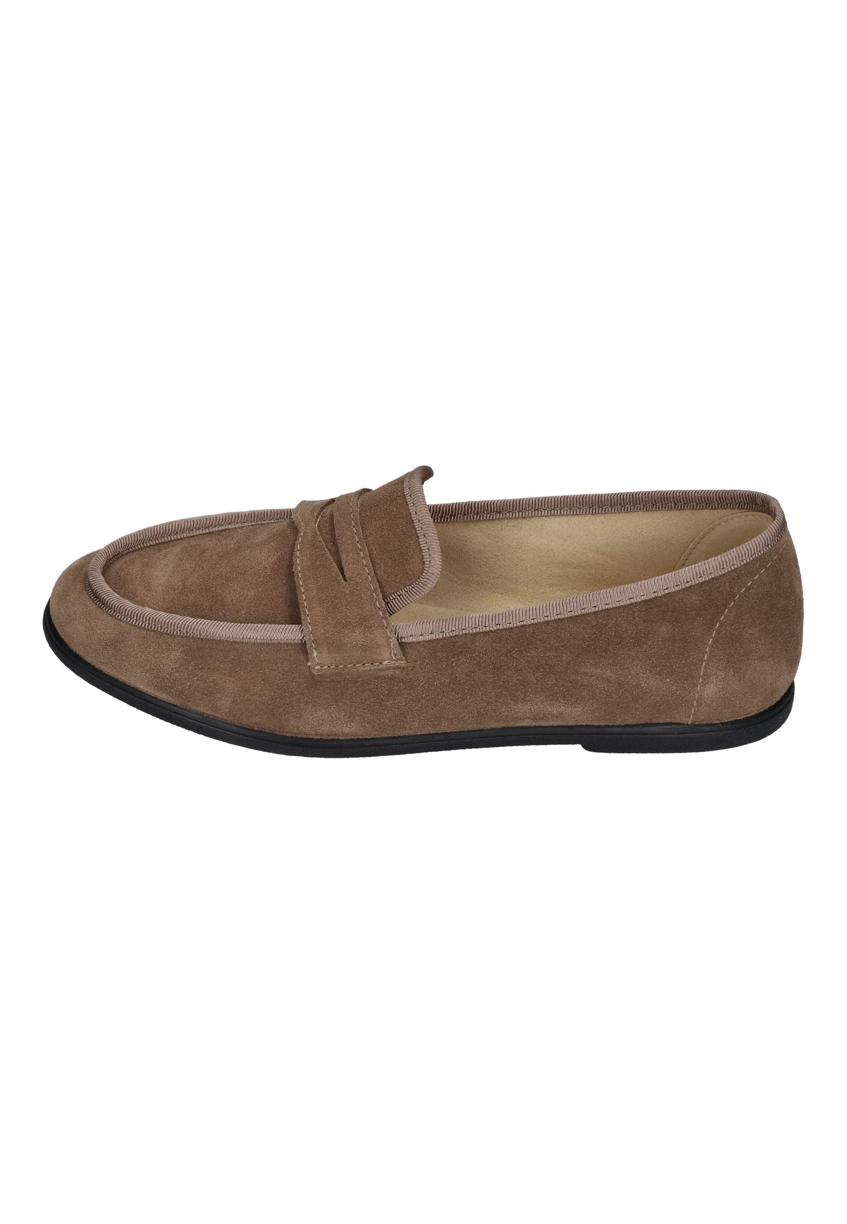 ESPADRIJ L'ORIGINALE Damen Slipper LOAFER CLASSIC VELOUR tabacco – Espadrilles – Bild 2