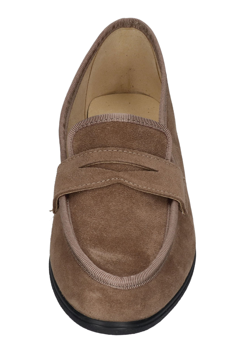 ESPADRIJ L'ORIGINALE Damen Slipper LOAFER CLASSIC VELOUR tabacco – Espadrilles – Bild 3