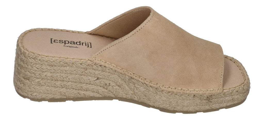 ESPADRIJ L'ORIGINALE Damen PANTOLETTE WEDGE beige