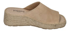 ESPADRIJ L'ORIGINALE Damen PANTOLETTE WEDGE beige