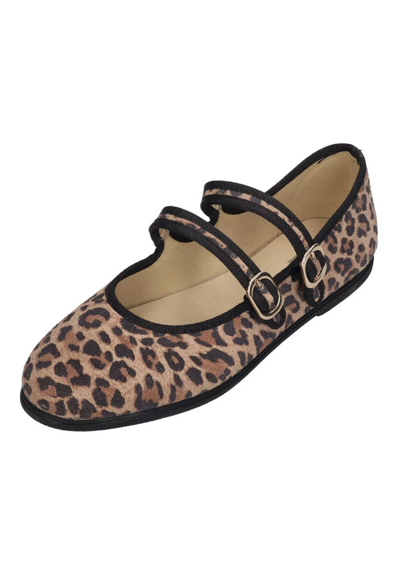 ESPADRIJ L'ORIGINALE Damen Ballerinas BALLERINE DOUBLE LEO leopard – Espadrilles - Mehrfarbig | shoedealo.shop