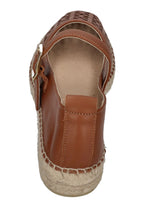 ESPADRIJ L'ORIGINALE Damen Espadrilles BALLERINE GRILLE cognac