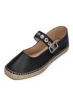 ESPADRIJ L'ORIGINALE Damen Espadrilles BALLERINE ROQUE noir – Espadrilles