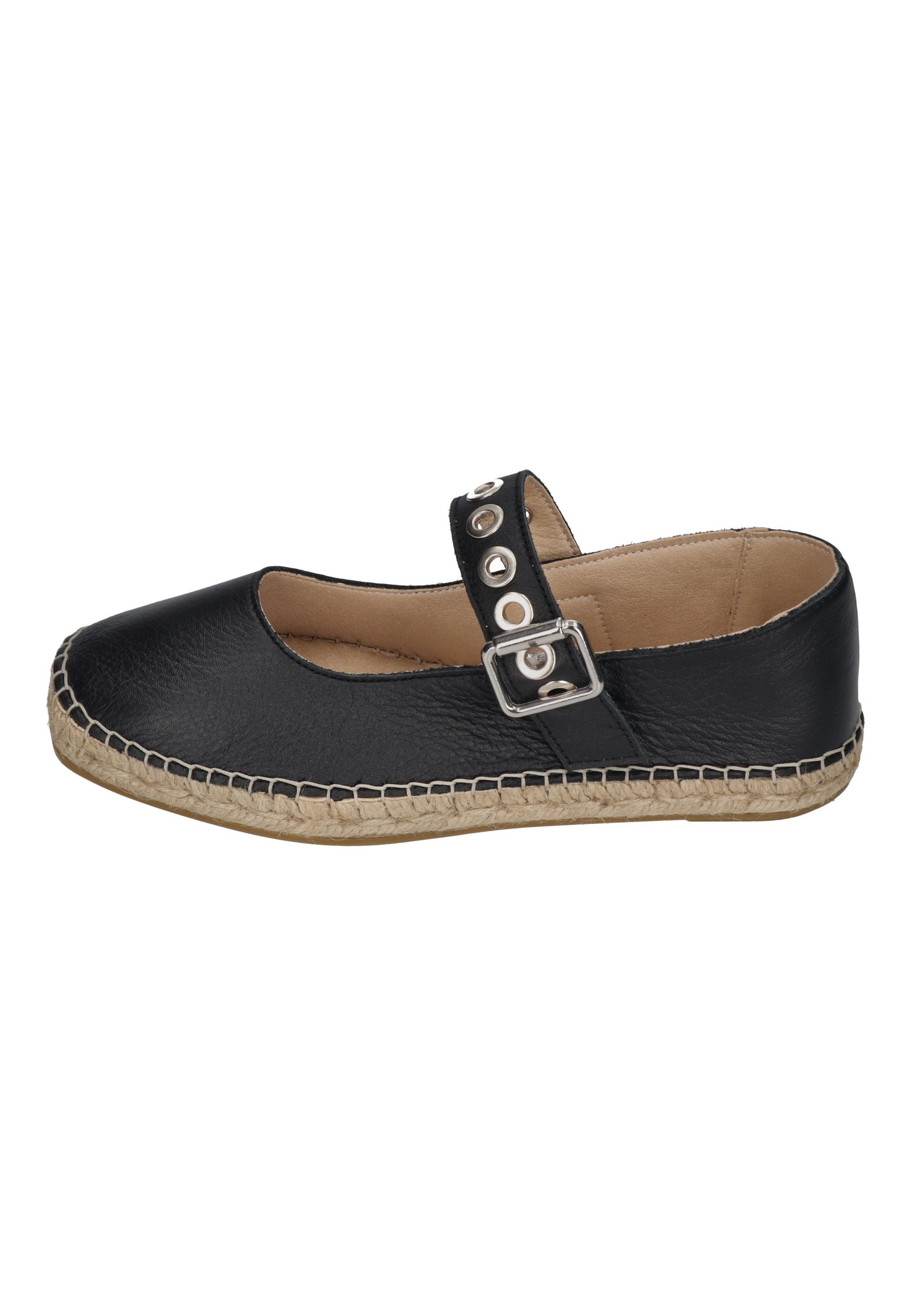 ESPADRIJ L'ORIGINALE Damen Espadrilles BALLERINE ROQUE noir – Espadrilles – Bild 2