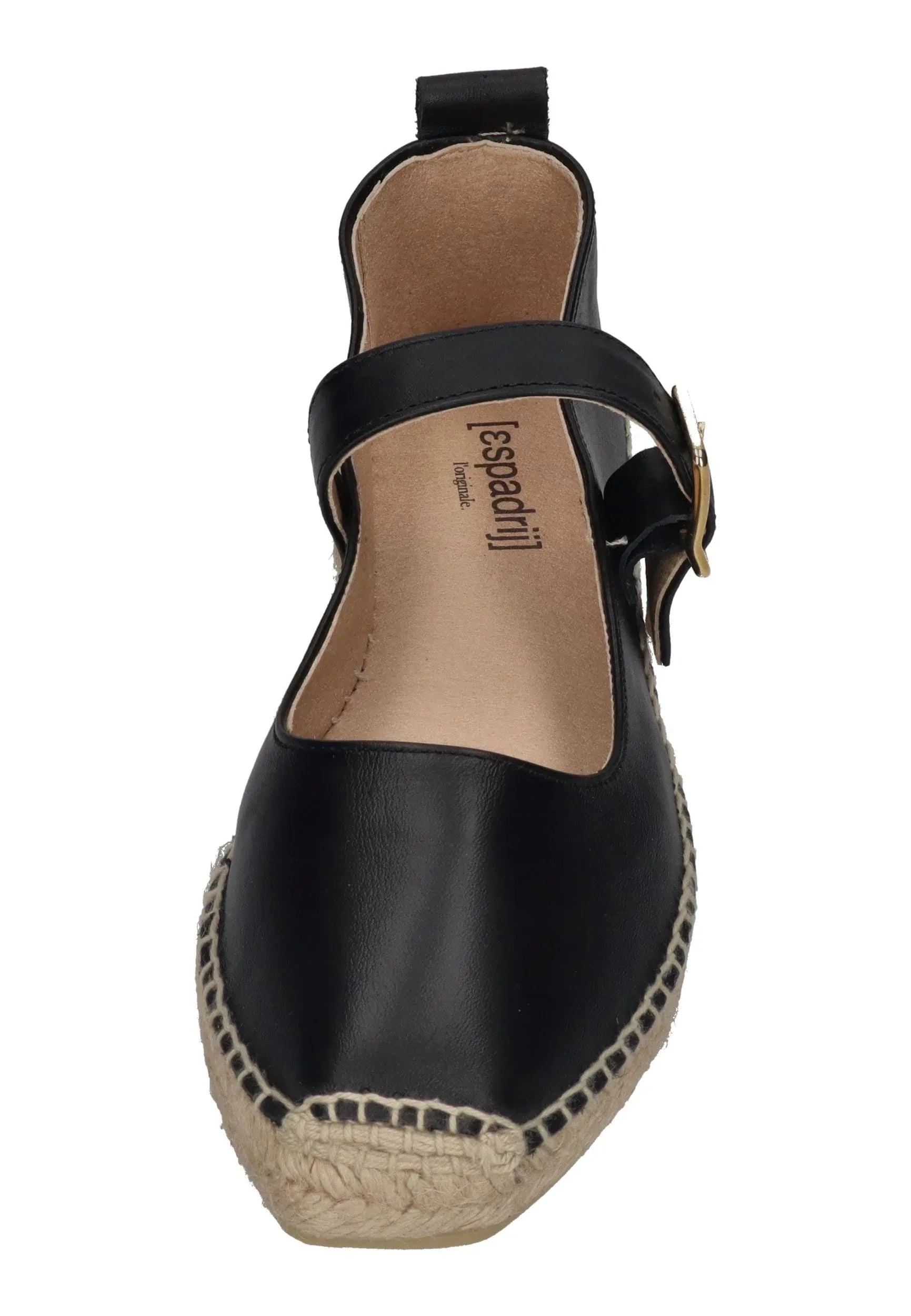 ESPADRIJ L'ORIGINALE Damen Espadrilles BALLERINE noir