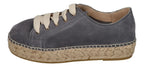 ESPADRIJ L'ORIGINALE Damen Espadrilles - BASKET VELOUR - asphalt