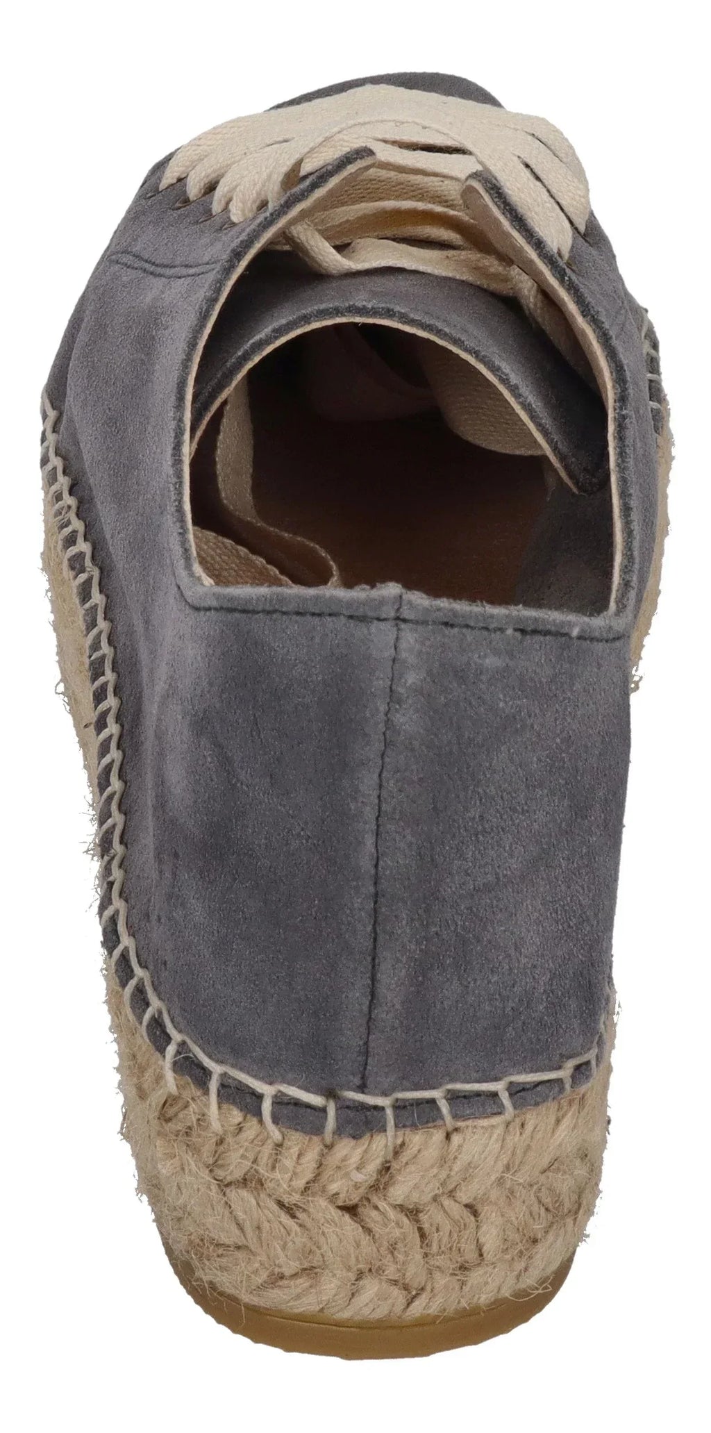 ESPADRIJ L'ORIGINALE Damen Espadrilles - BASKET VELOUR - asphalt