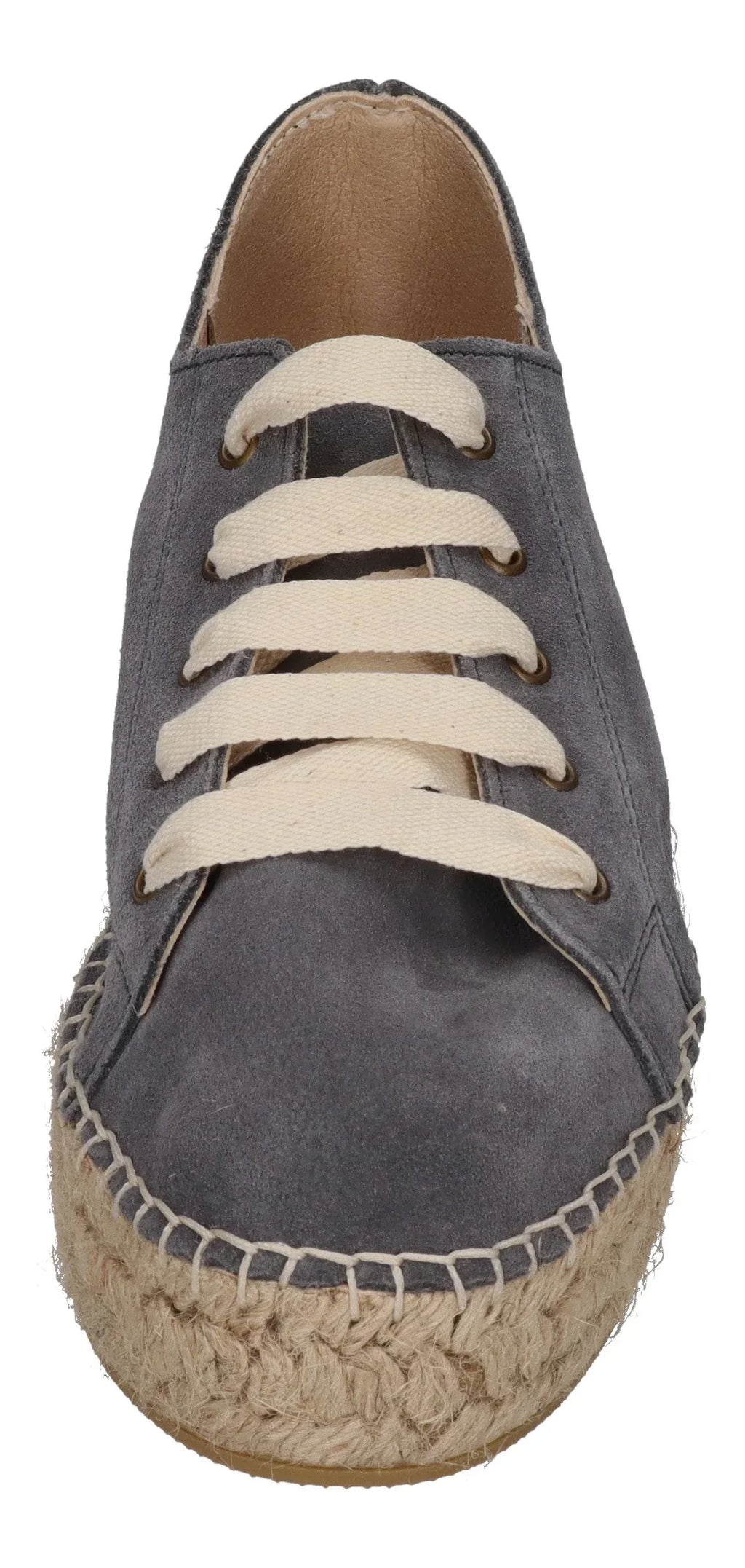 ESPADRIJ L'ORIGINALE Damen Espadrilles - BASKET VELOUR - asphalt
