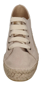 ESPADRIJ L'ORIGINALE Damen Espadrilles - BASKET VELOUR - beige