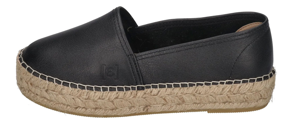 ESPADRIJ L'ORIGINALE Damen Espadrilles - CLASSIC CUIR HIGH - noir
