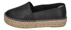 ESPADRIJ L'ORIGINALE Damen Espadrilles - CLASSIC CUIR HIGH - noir