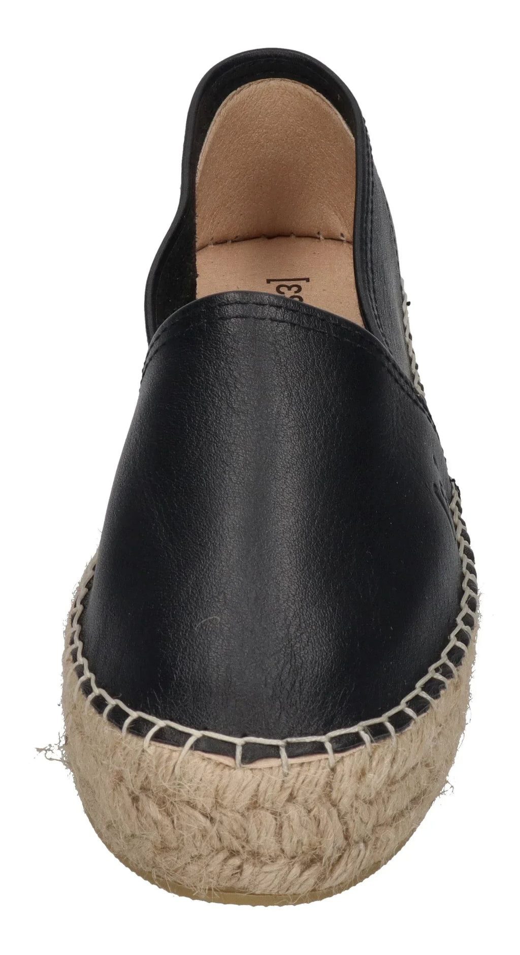 ESPADRIJ L'ORIGINALE Damen Espadrilles - CLASSIC CUIR HIGH - noir