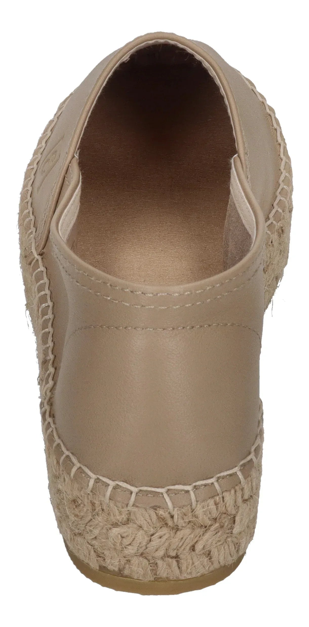 ESPADRIJ L'ORIGINALE Damen Espadrilles - CLASSIC CUIR HIGH - taupe