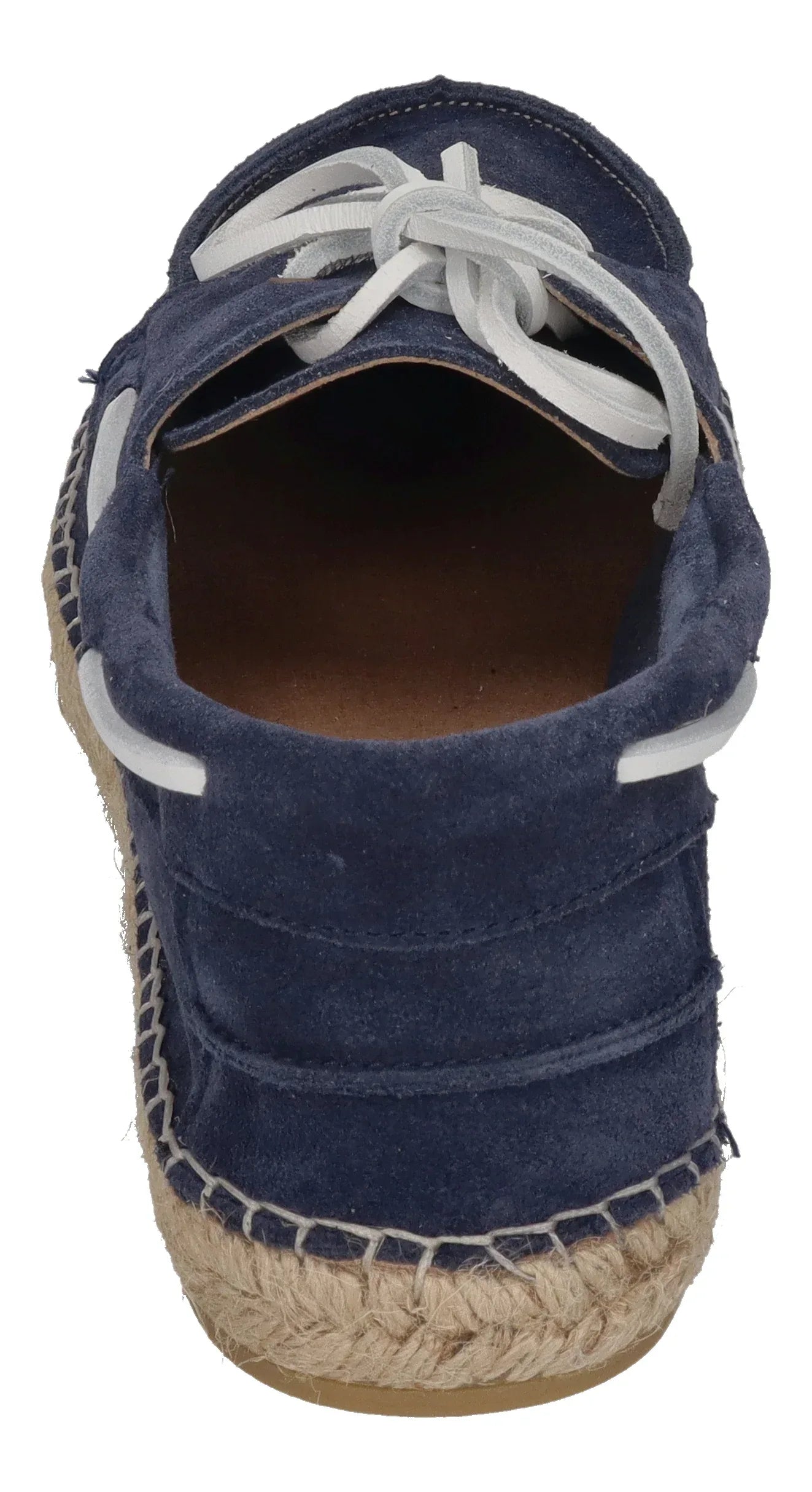 ESPADRIJ L'ORIGINALE Herren Espadrilles - NAVIRE VELOUR MEN - marine x white laces