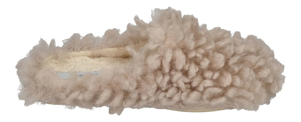 ESPADRIJ L'ORIGINALE Damen Hausschuhe CHAUSSON FLUFFY beige
