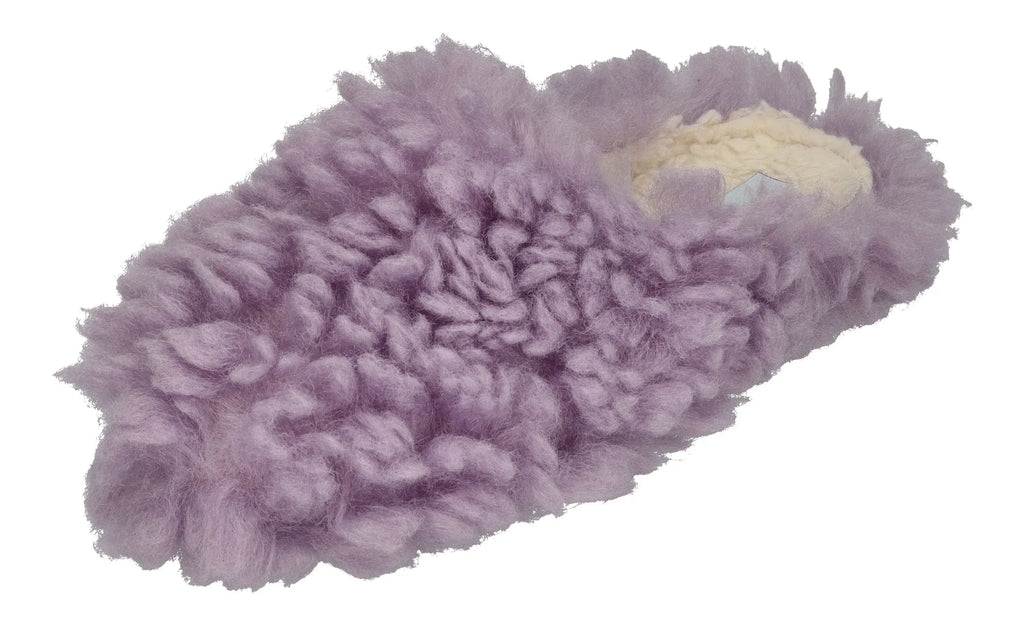 ESPADRIJ L'ORIGINALE Damen Hausschuhe CHAUSSON FLUFFY lavande