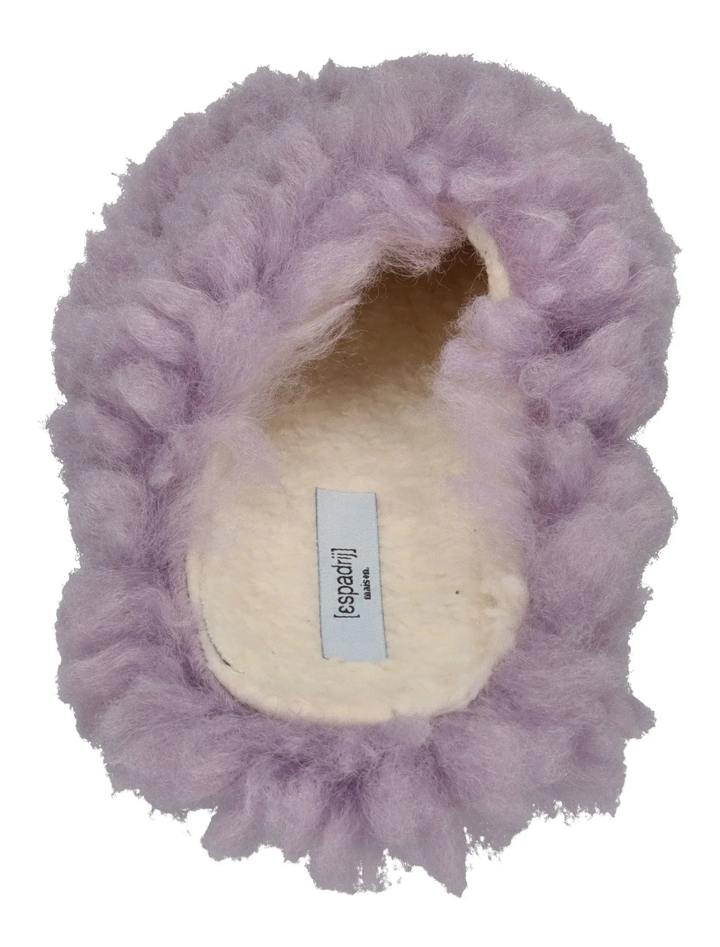 ESPADRIJ L'ORIGINALE Damen Hausschuhe CHAUSSON FLUFFY lavande