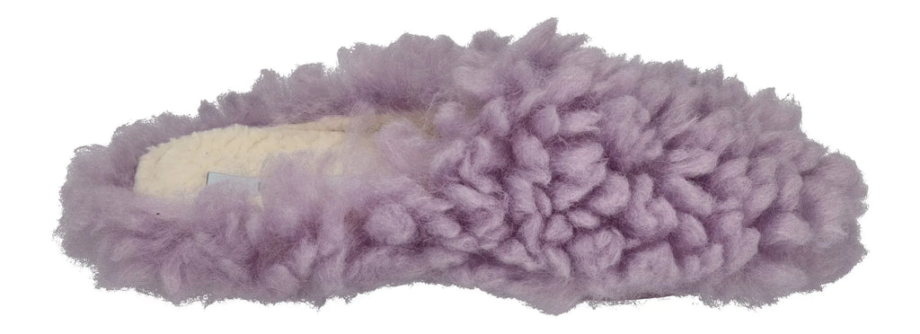 ESPADRIJ L'ORIGINALE Damen Hausschuhe CHAUSSON FLUFFY lavande