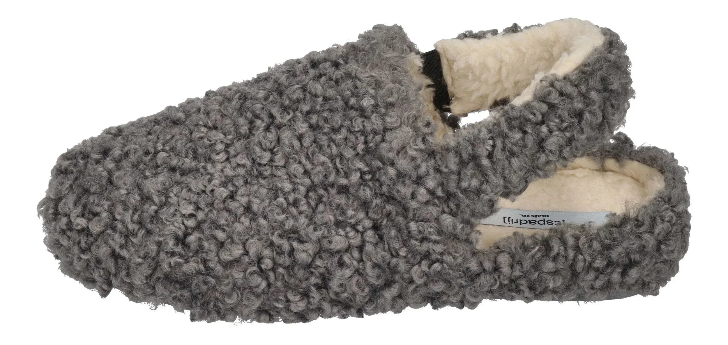 ESPADRIJ L'ORIGINALE Damen Hausschuhe ELASTIQUE CURLY gris