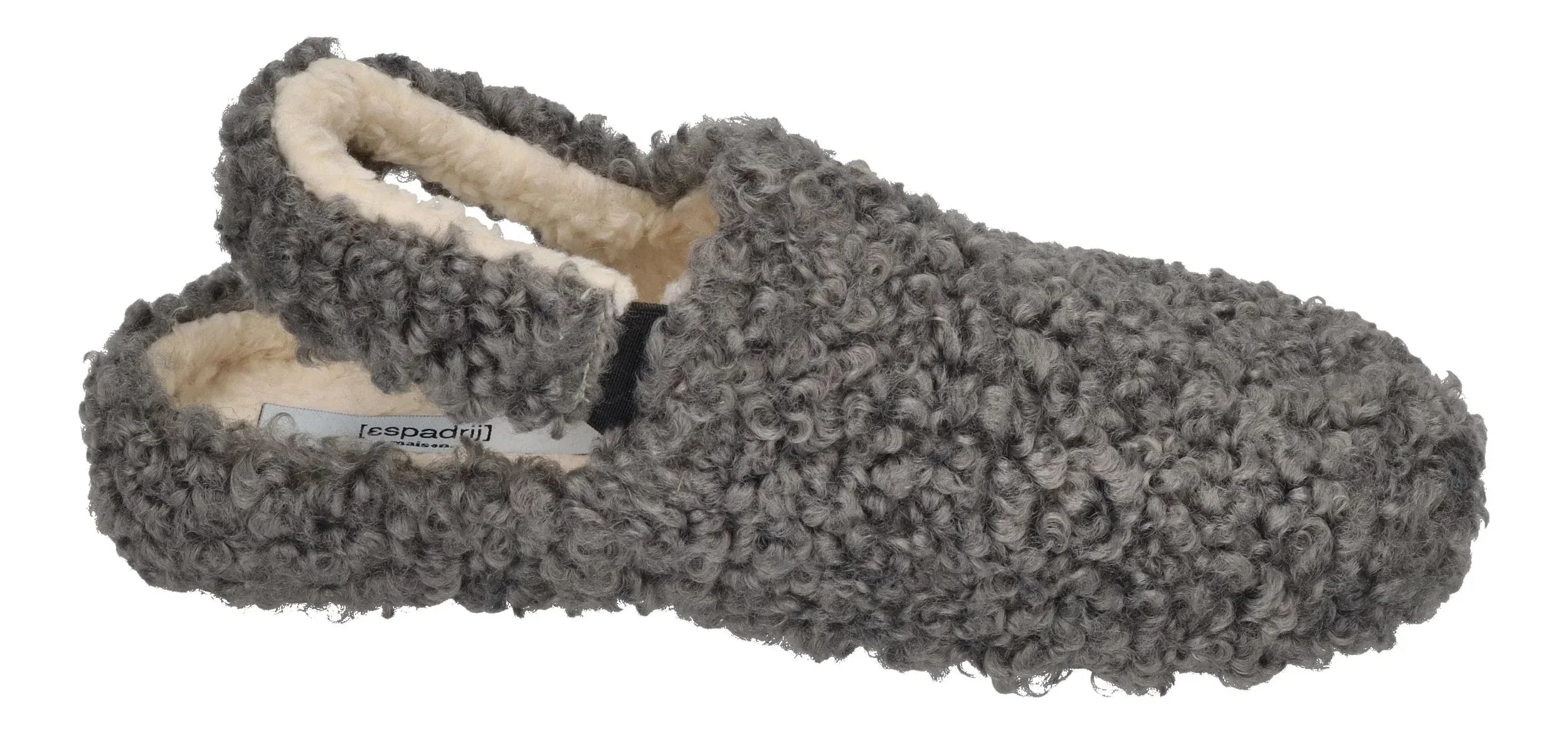 ESPADRIJ L'ORIGINALE Damen Hausschuhe ELASTIQUE CURLY gris