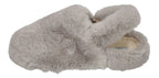 ESPADRIJ L'ORIGINALE Damen Hausschuhe ELASTIQUE FURRY gris