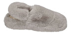 ESPADRIJ L'ORIGINALE Damen Hausschuhe ELASTIQUE FURRY gris