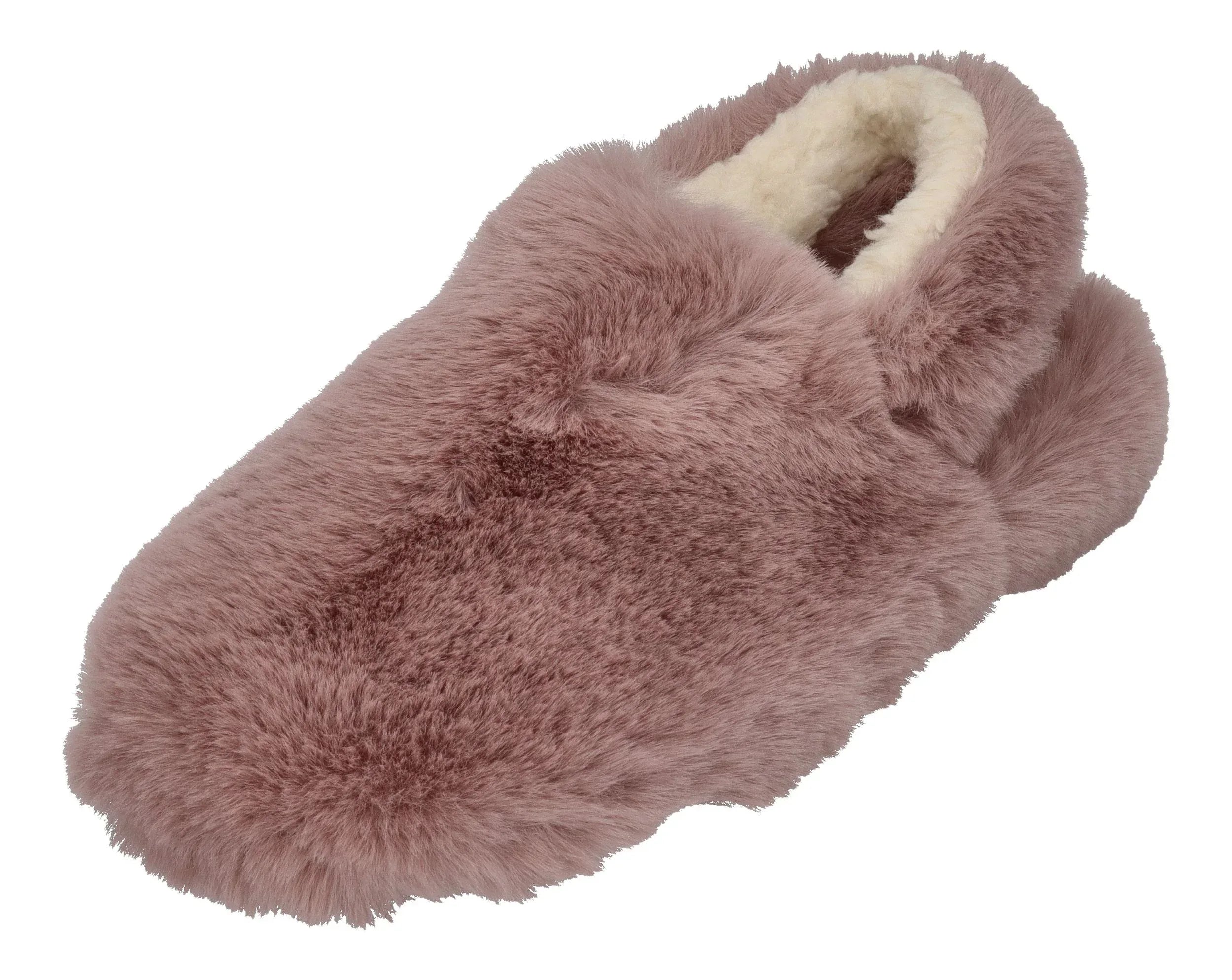 ESPADRIJ L'ORIGINALE Damen Hausschuhe ELASTIQUE FURRY rose
