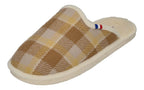 ESPADRIJ L'ORIGINALE Damen Hausschuhe CHAUSSON WOOLCHECK jaune check small