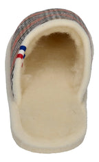 ESPADRIJ L'ORIGINALE Damen Hausschuhe CHAUSSON WOOLCHECK sable check small