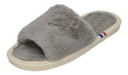 ESPADRIJ L'ORIGINALE Damen  Hausschuhe - PLAGE FLUFFY - gris