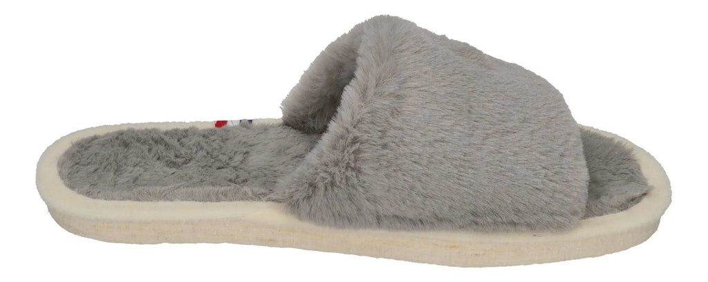 ESPADRIJ L'ORIGINALE Damen  Hausschuhe - PLAGE FLUFFY - gris
