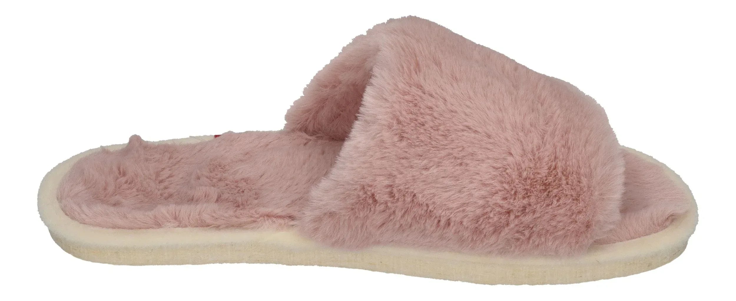 ESPADRIJ L'ORIGINALE Damen Hausschuhe - PLAGE FLUFFY - rose