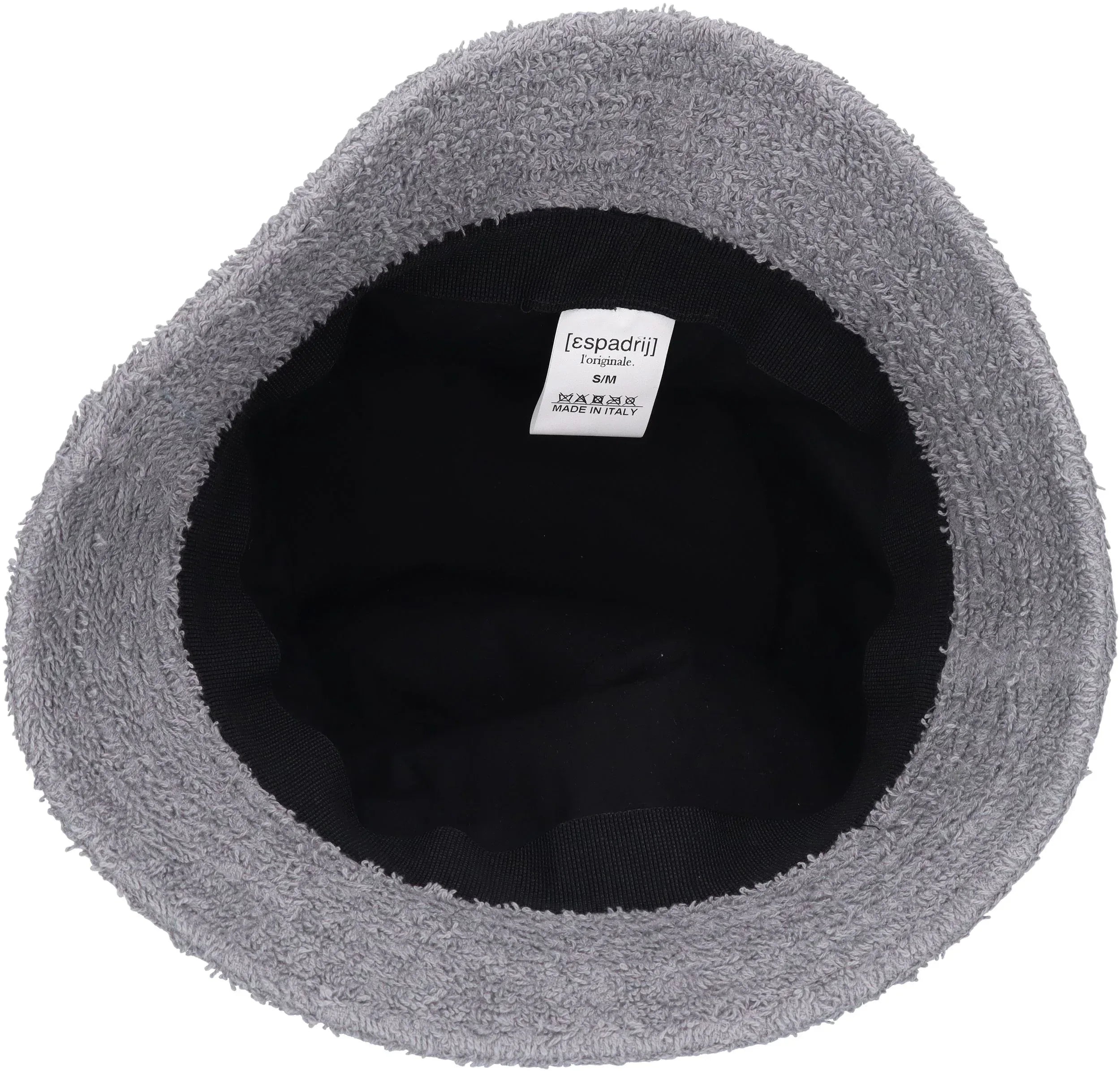 ESPADRIJ L'ORIGINALE Hut BUCKET HAT FROTTÉE 90 - asphalt