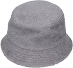 ESPADRIJ L'ORIGINALE Hut BUCKET HAT FROTTÉE 90 - asphalt