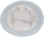 ESPADRIJ L'ORIGINALE Hut BUCKET HAT FROTTÉE 90 - bleu clair