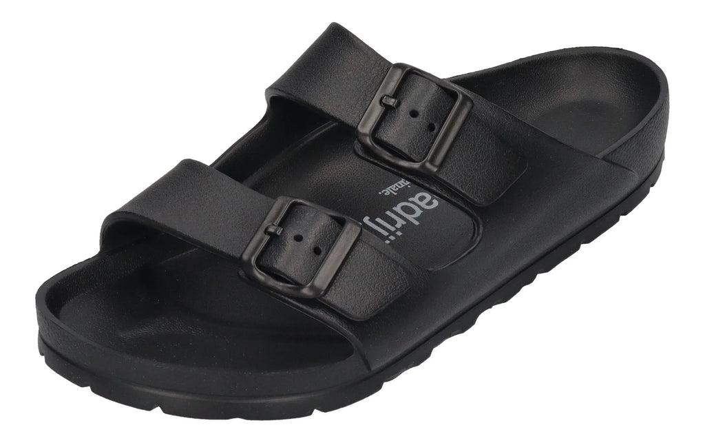 ESPADRIJ L'ORIGINALE Herren Pantolette AMI POOL MEN noir