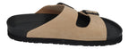 ESPADRIJ L'ORIGINALE Herren Pantolette - AMI VELOUR MEN - beige