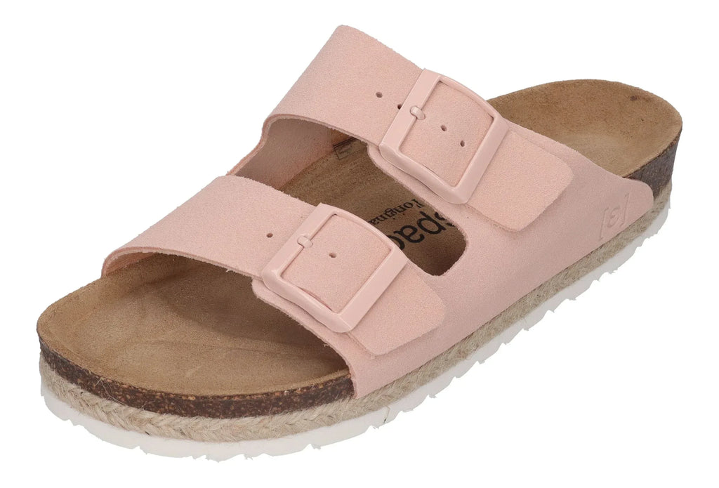 ESPADRIJ L'ORIGINALE Damen Pantolette - AMI VELOUR - apricot