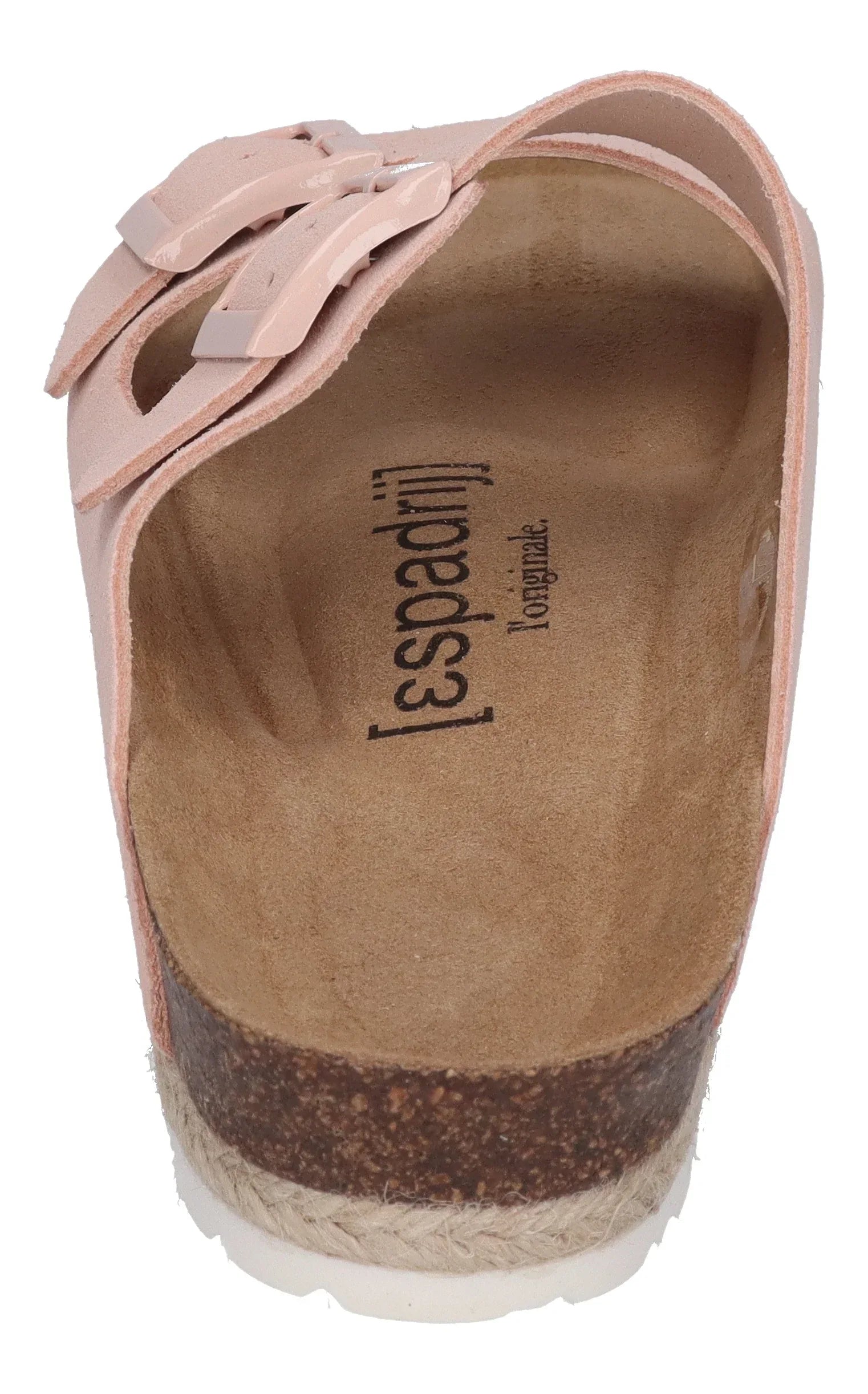 ESPADRIJ L'ORIGINALE Damen Pantolette - AMI VELOUR - apricot