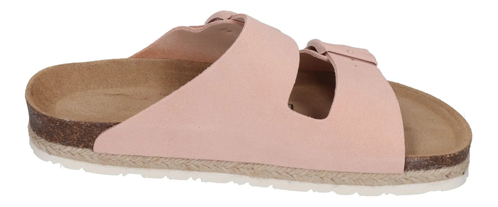 ESPADRIJ L'ORIGINALE Damen Pantolette - AMI VELOUR - apricot