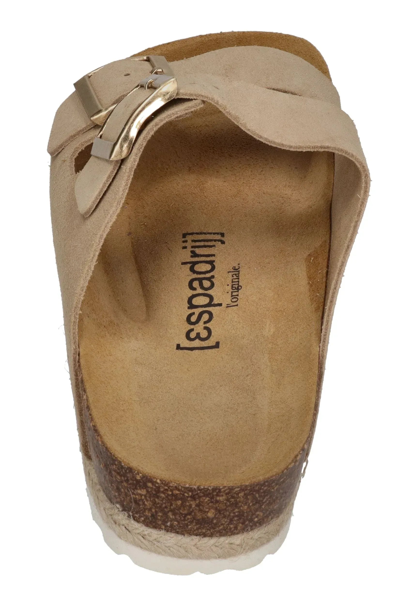 ESPADRIJ L'ORIGINALE Damen Pantolette - AMI VELOUR - beige – Pantoletten | shoedealo.shop – Bild 5