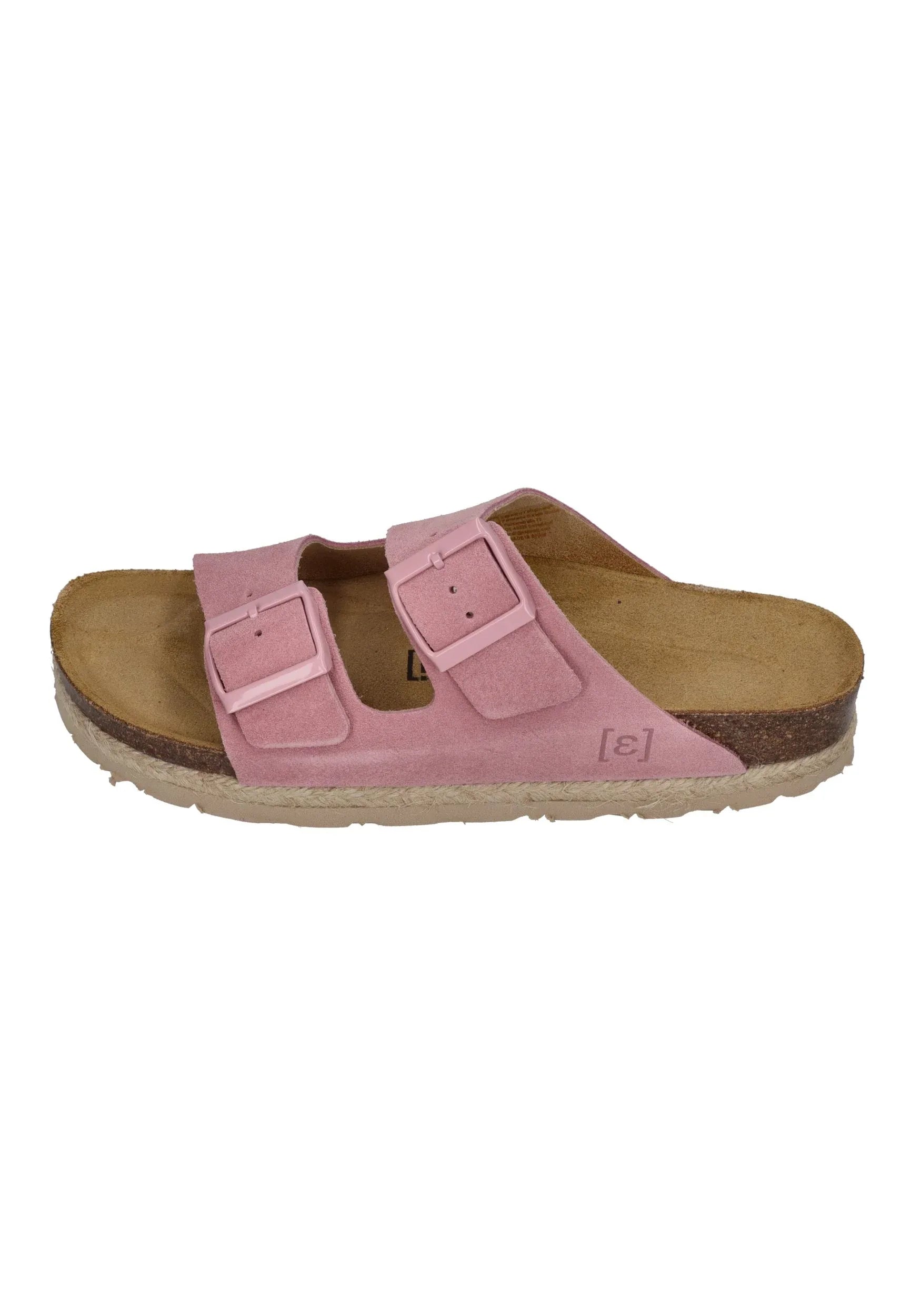 ESPADRIJ L'ORIGINALE Damen Pantolette - AMI VELOUR 2.0 - rose