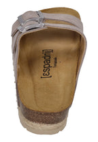 ESPADRIJ L'ORIGINALE Damen Pantolette AMI VELOUR sable