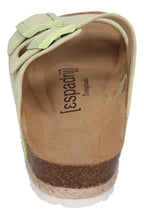 ESPADRIJ L'ORIGINALE Damen Pantolette - AMI VELOUR - vert clair