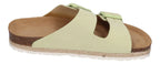 ESPADRIJ L'ORIGINALE Damen Pantolette - AMI VELOUR - vert clair