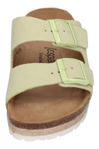 ESPADRIJ L'ORIGINALE Damen Pantolette - AMI VELOUR - vert clair